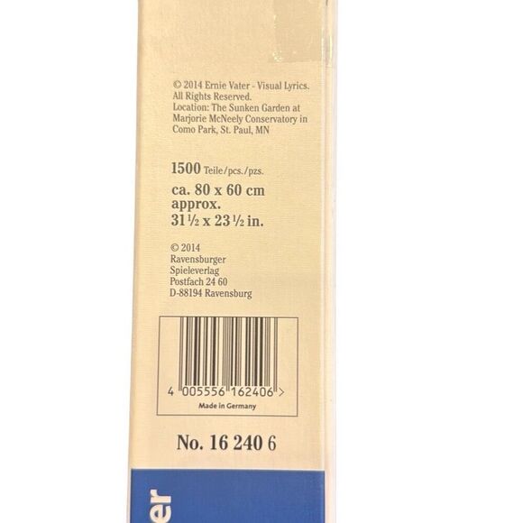 Ravensburger Atrium Garden 1500 Piece Jigsaw Puzzle – Softclick Technology Means - Picture 4 of 4